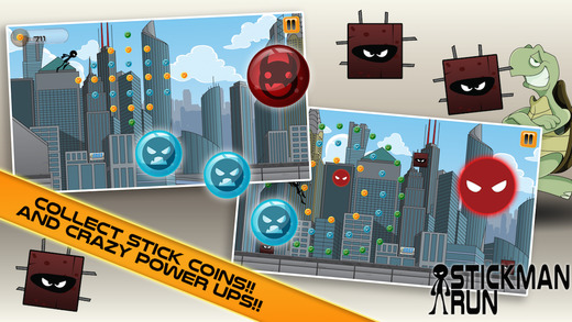 【免費遊戲App】StickMan Run: City Defence!-APP點子