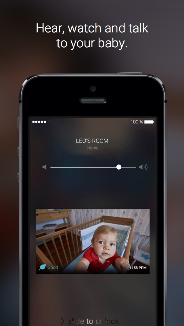 Screenshots of Withings Home for iPhone