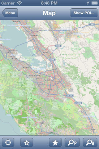 San Jose, CA, USA Offline Map - PLACE STARS screenshot 2
