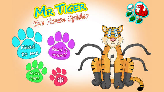 【免費書籍App】Mr Tiger the House Spider - Animoolz-APP點子