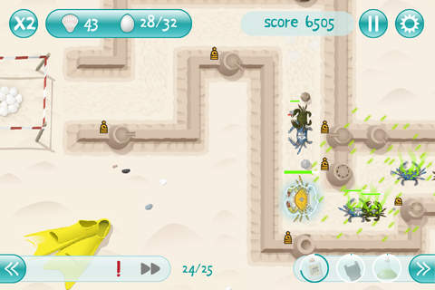 Egg Defense - Lite for iPhone screenshot 2