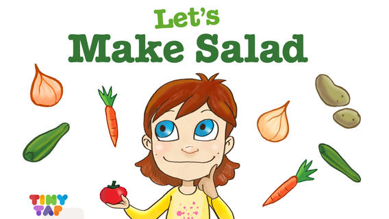 Making Salad - learn counting with vegetables