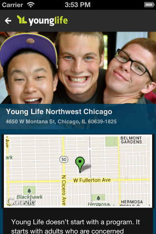 Young Life Northwest Chicago screenshot 2