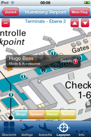 Hamburg Airport App screenshot 4