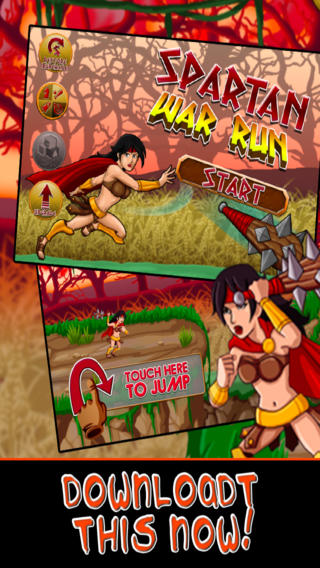 【免費遊戲App】Spartan War Run : Battle of the Immortal Warrior Empire - Free for iPhone and iPad Edition-APP點子