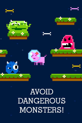 Pixel Animal Jump - Cute Pets Hop and Avoid Nasty Enemies screenshot 3