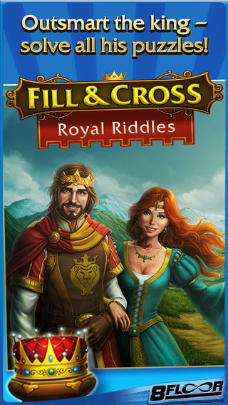 【免費遊戲App】Fill and Cross. Royal Riddles Free-APP點子