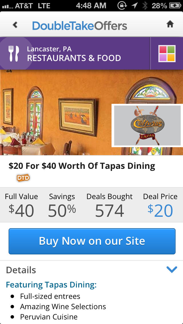App for coupons and discounts
