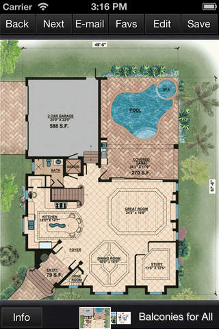 Spanish - Family House Plans screenshot 2