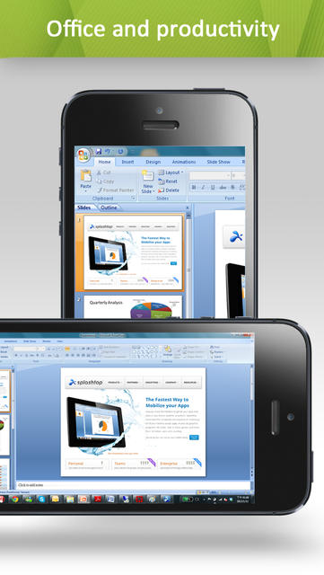 Splashtop 2 Remote Desktop for iPhone & iPod - Personal - iOS Store ...