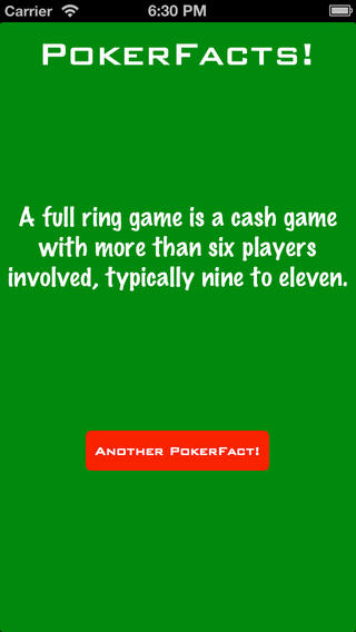 【免費生活App】PokerFacts-APP點子