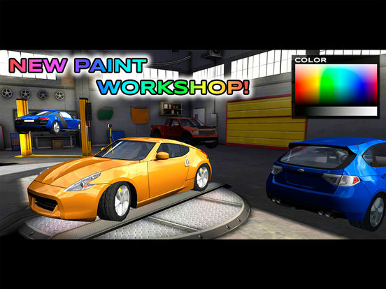 Screenshots of Extreme Car Driving Simulator Free for iPad