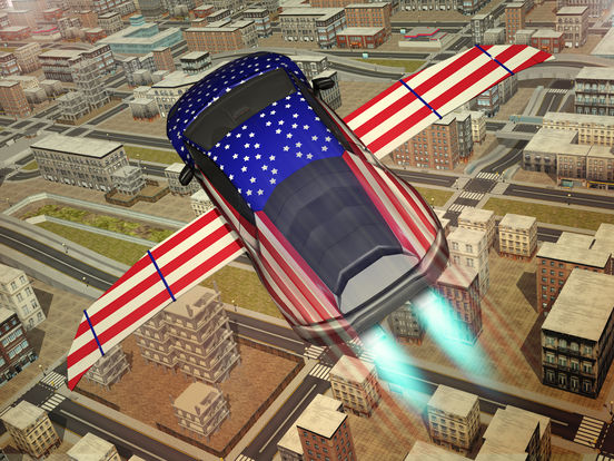 Free Flying Racing Car Driving на iPad