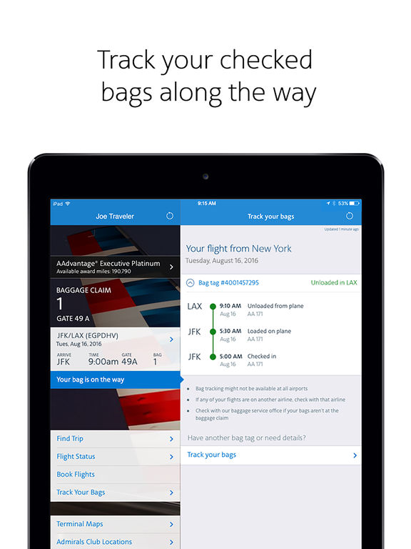 bag tracking american airlines