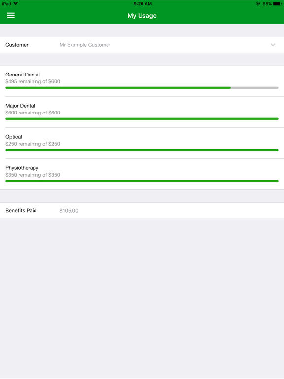Nib Health Insurance On The App Ipad Screenshot 3