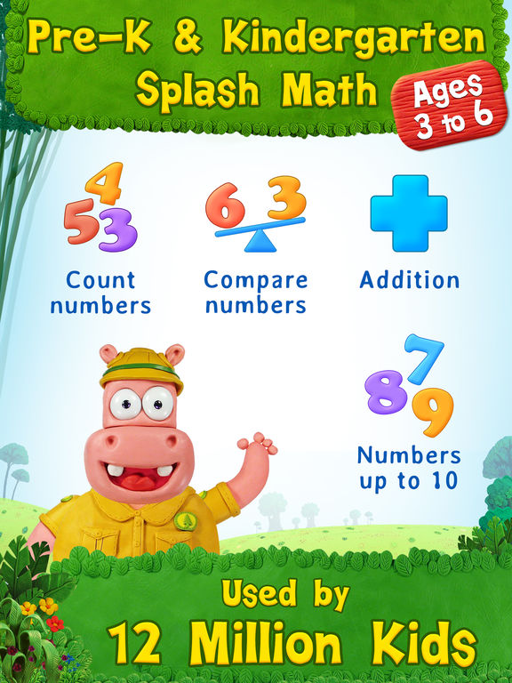 Splash Math Kindergarten: Fun Educational Worksheets For Counting ...