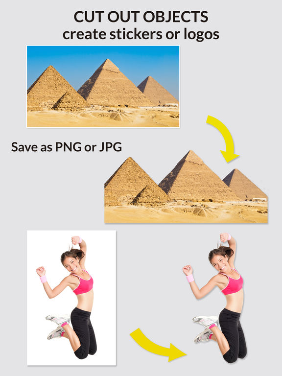 Screenshots of Magic Eraser - Remove Photo Background & Create Transparent PNG for iPad