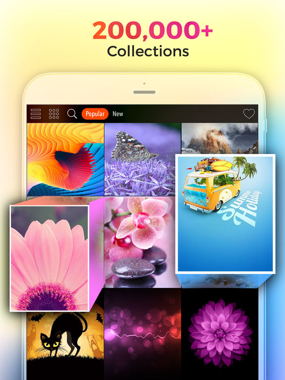 Screenshots of Cool Wallpapers & Backgrounds HD & Retina Free for iPad
