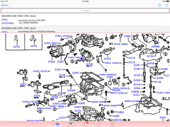 App Shopper: Toyota Parts Diagram & VIN (Catalogs)