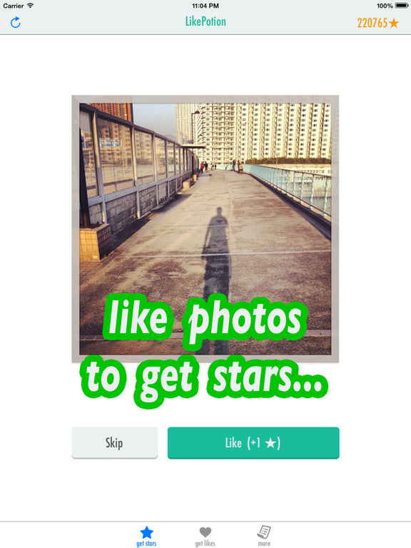 Screenshots of Like Potion for REAL Instagram Likes & Video Views for iPad