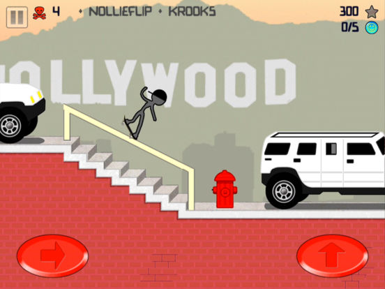 Screenshots of Stickman Skater Free for iPad