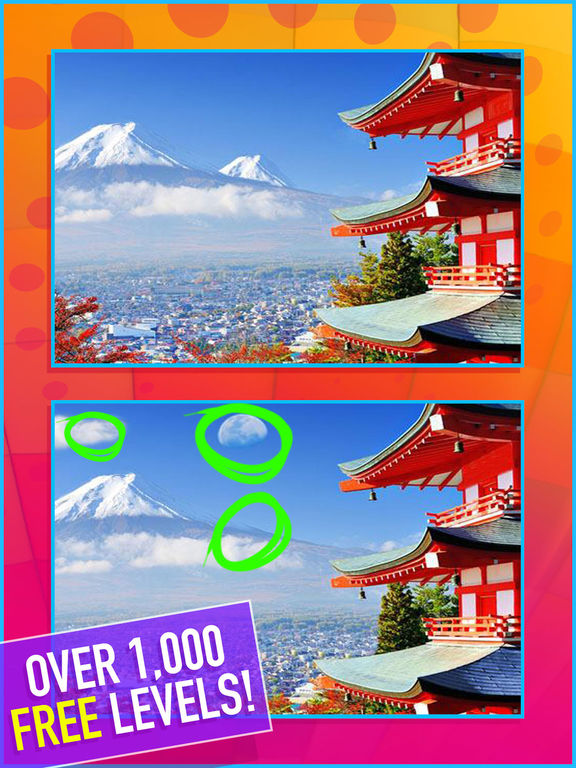 Screenshots of What's the Difference? ~ spot the differences in this photo hunt puzzle of hidden object games for iPad