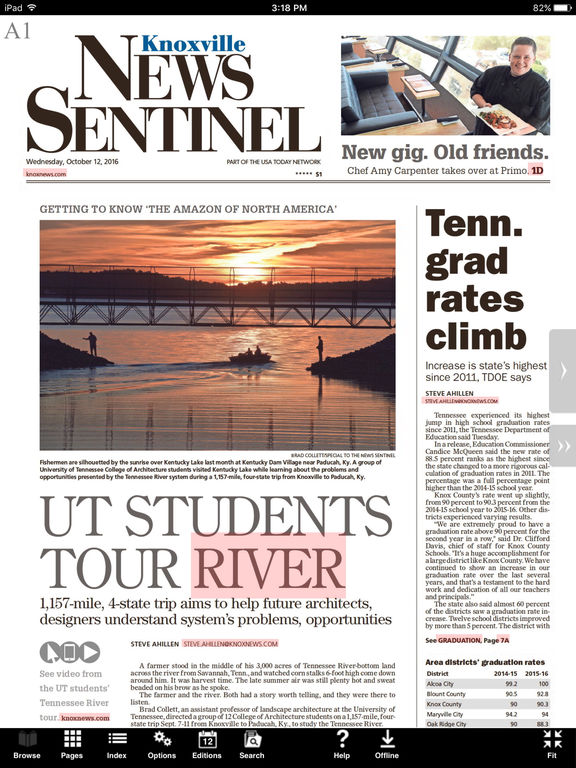 knoxville news sentinel print edition today free online