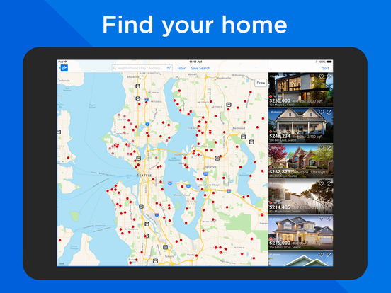 Screenshots of Zillow Real Estate - Homes for Sale & for Rent for iPad