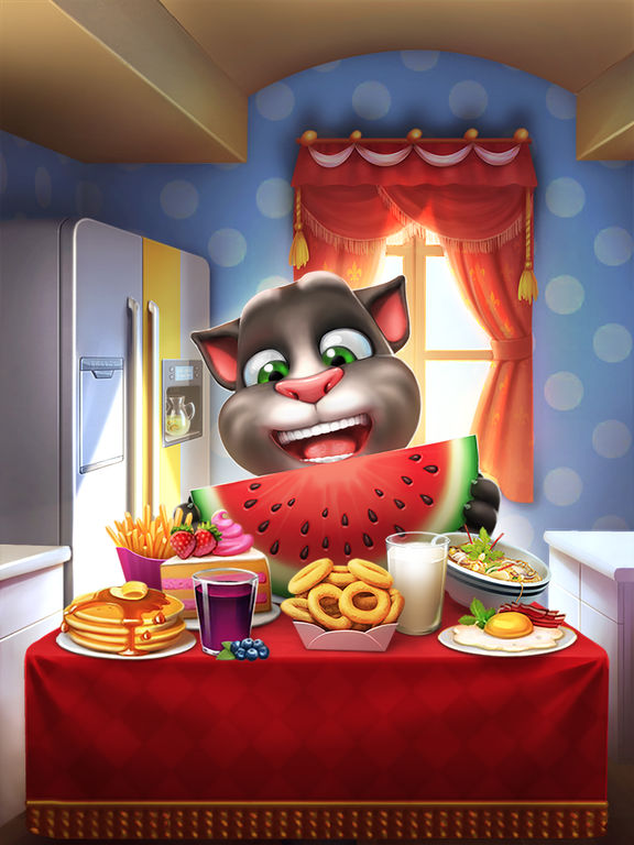 Screenshots of My Talking Tom for iPad