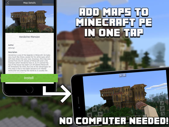 Screenshots of Mansion Maps for Minecraft PE - Minecraft Maps for iPad