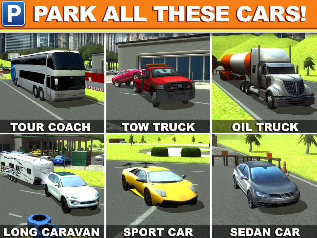 gas station car parking simulator a real road racing park game