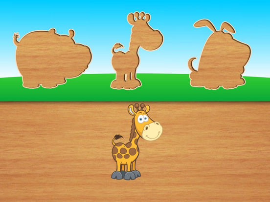 Игра для малышей - собери зверей и изучай природу - головоломка для детей с животными