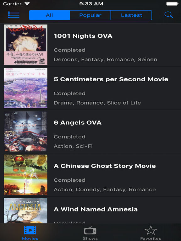 Screenshots of AnimeBox - Watch Anime Online for iPad