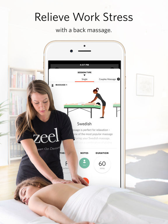 Massage On Demand In Home Appointments By Zeel Screenshot