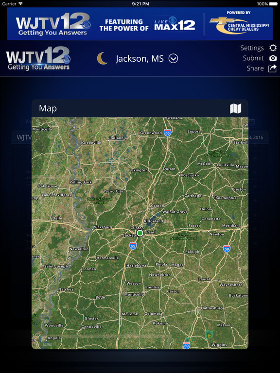 WJTV Weather Jackson, Mississippi radar appPicker