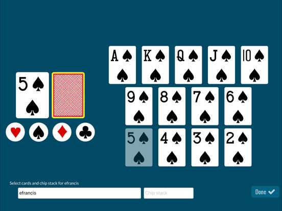 Live poker hand replayer
