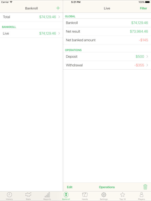 Poker analytics