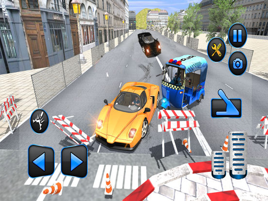 Игра Полиция Тук Тук: моторикша симулятор вождения