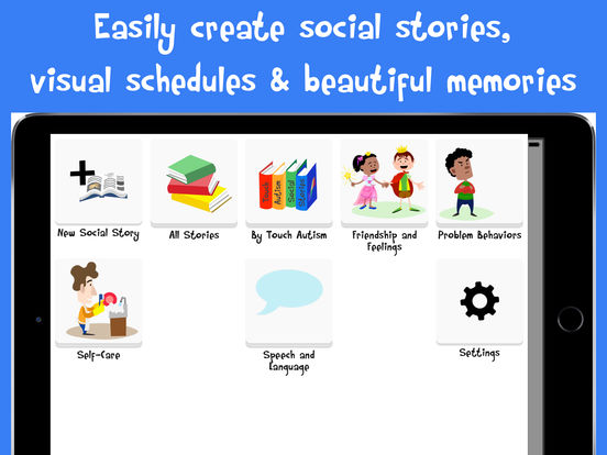 How can social stories help children with special needs?