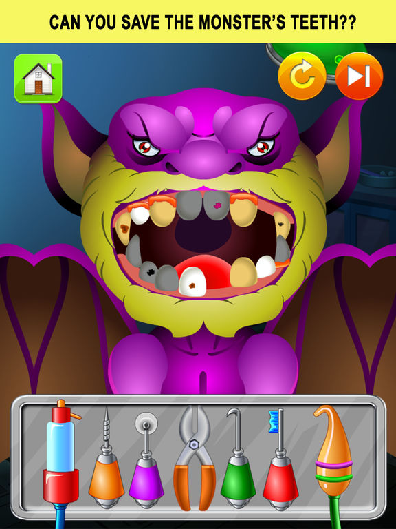 Monster Dentist Doctor Shave - Kid Games Freescreeshot 2