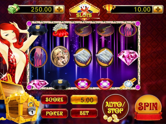 Girl slot machine game