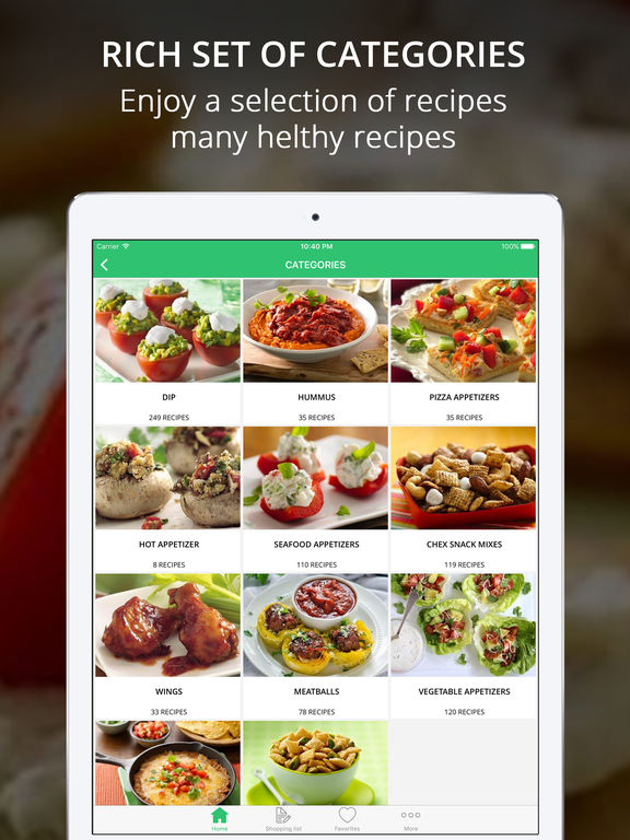 Appetizer Recipes Pro - Cook And Learn Screenshots