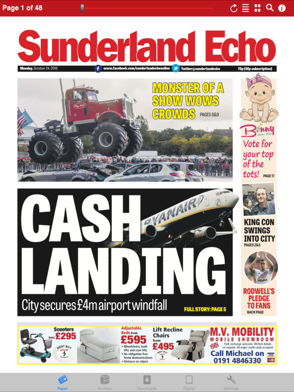 App Shopper The Sunderland Echo Newspaper (Newsstand)