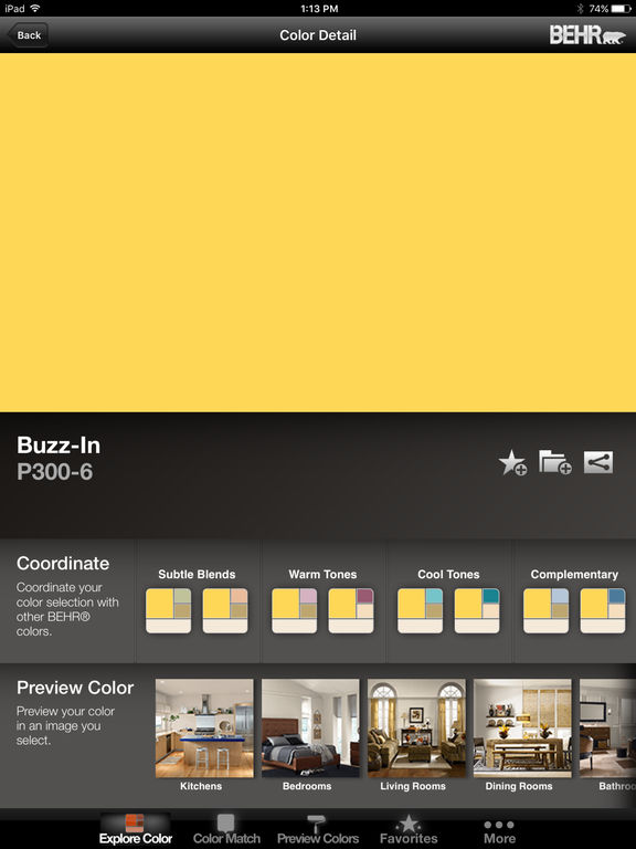behr color match app