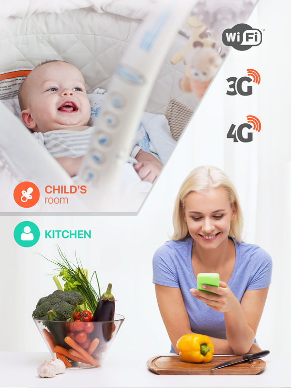 Baby Monitor by Annie Best Video and Audio Nanny Cam for WiFi, 3G and