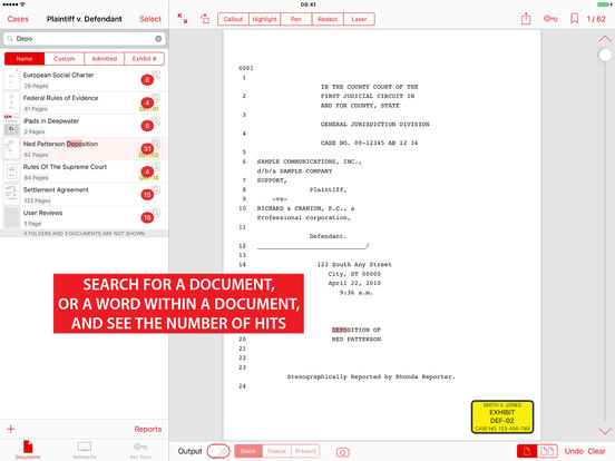 TrialPad Organize and Present Evidence AppRecs