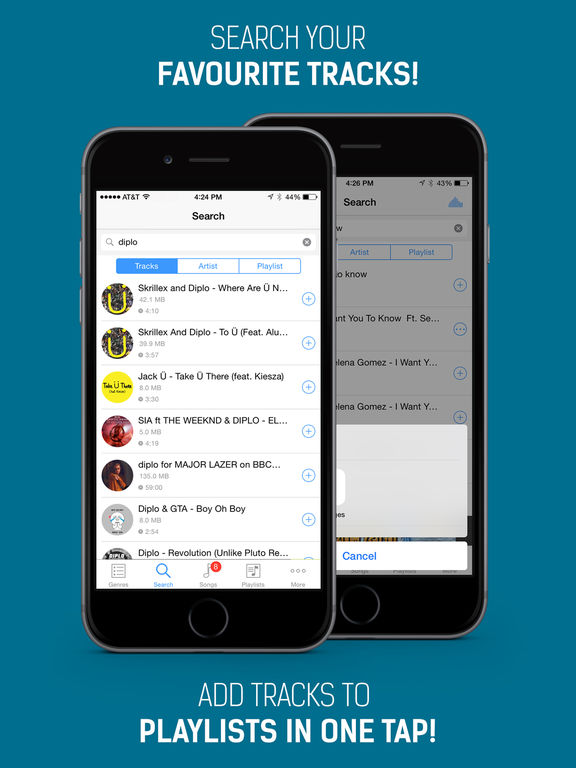 Screenshots of iMusic Free - Free Music Play & Mp3 Player for iPad