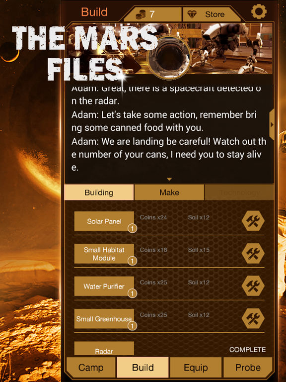 Скачать The Mars Files: Survival Game