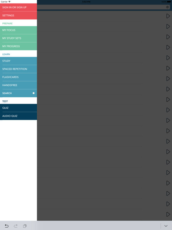 Screenshots of Learn German FREE - AccelaStudy® for iPad