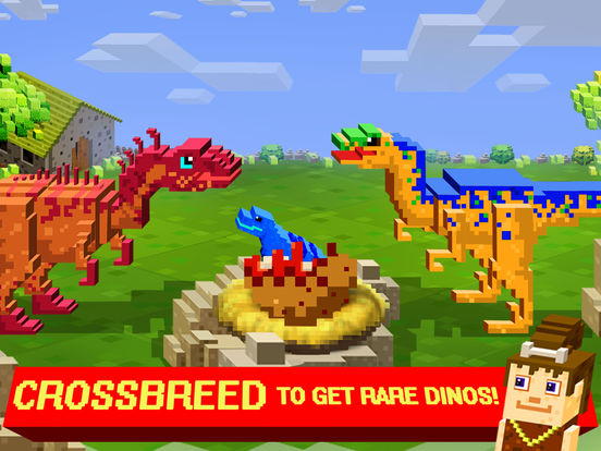 Screenshots of Jurassic Pixel Craft : Block dinosaur world games for iPad